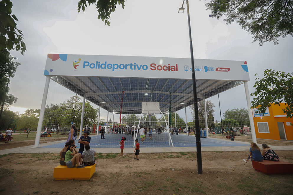 Barrio Oña ya cuenta con un nuevo polideportivo social