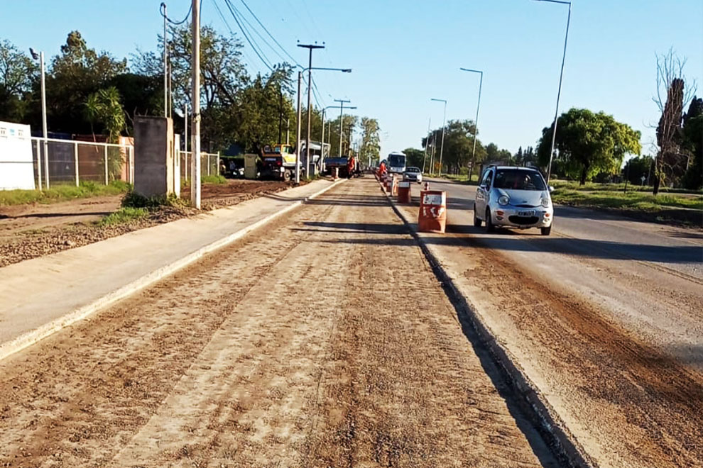 Colonia Caroya: avanza la duplicación de calzada de la RN9 Norte